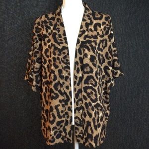 Shein leopard print shrug. Like new. One size